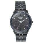 Sonata Poze Quartz Analog Black Round Dial Black Stainless Steel Strap Watch For Men
