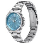 Sonata Poze Quartz Analog Blue Dial Silver Colour Stainless Steel Strap Watch For Men - Image 2