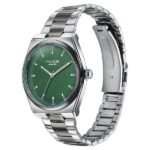 Sonata Poze Quartz Analog Green Dial Two Toned Metal Strap Watch For Men - Image 2