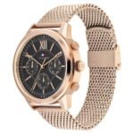 Tommy Hilfiger Grey Dial Golden Colour Stainless Steel Strap Watch for Men - Image 2