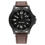 Tommy Hilfiger Multifunction Black Stainless Steel Strap for Men