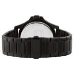 Tommy Hilfiger Quartz Analog Black Round Dial Black Stainless Steel Strap Watch For Men - Image 3