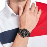Tommy Hilfiger Quartz Multifunction Black Dial Stainless Steel Strap Watch for Men - Image 4