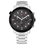 Tommy Hilfiger Quartz Multifunction Grey Stainless Steel Strap for Men