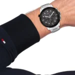 Tommy Hilfiger Quartz Multifunction Grey Stainless Steel Strap for Men - Image 4