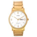 Classics Men Quartz White Dial Analog Stainless Steel Watch TW000R435