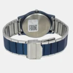 Fashion Men Quartz Blue Dial Analog Stainless Steel Watch TW000R466 - Image 2