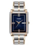 Classics Men Quartz Blue Dial Analog Stainless Steel Watch TW000W912