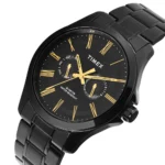 Timex Men Black Round Analog Dial Watch- TW000X135 - Image 2