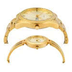 Timex Pairs Beige Round Analog Dial Watch- TW00PR307 - Image 4