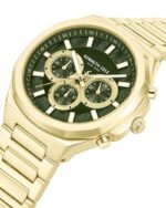 Kenneth Cole Quartz Chronograph Green Dial Golden Stainless Steel Strap Watch For Men - Image 2