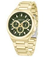 Kenneth Cole Quartz Chronograph Green Dial Golden Stainless Steel Strap Watch For Men - Image 3