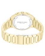 Kenneth Cole Quartz Chronograph Green Dial Golden Stainless Steel Strap Watch For Men - Image 5