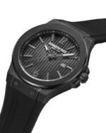 Kenneth Cole Quartz Analog with Date Black Dial Silicone Strap Watch for Men - Image 2