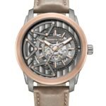 Kenneth Cole Automatic Grey Dial Brown Colour Leather Strap Watch For Men