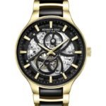 Kenneth Cole Automatic Black Dial Stainless Steel Strap Watch For Men