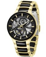 Kenneth Cole Automatic Black Dial Stainless Steel Strap Watch For Men - Image 2