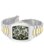 Kenneth Cole Automatic Automatic Green Dial Two Toned Stainless Steel Strap Watch For Men - Image 4