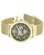 Kenneth Cole Automatic Automatic Green Dial Golden Stainless Steel Strap Watch For Men - Image 4