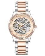Kenneth Cole Automatic Rose Gold Dial Stainless Steel Strap Watch for Women