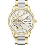 Kenneth Cole Automatic Silver Dial Two Toned Stainless Steel Strap Watch For Women
