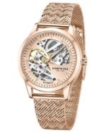 Kenneth Cole Automatic Rose Gold Round Dial Rose Gold Stainless Steel Strap Watch For Women - Image 2