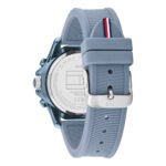 Tommy Hilfiger Blue Dial Blue Silicone Strap Watch for Women - Image 3