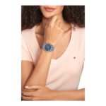 Tommy Hilfiger Blue Dial Blue Silicone Strap Watch for Women - Image 4