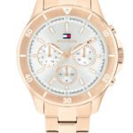 Tommy Hilfiger Quartz Multifunction Silver Stainless Steel Strap for Women
