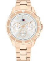 Tommy Hilfiger Quartz Multifunction Silver Stainless Steel Strap for Women