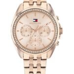 MELLIE 36 mm Quartz Analogue Watch For Women - Gold Dial with Gold Stainless Steel Strap