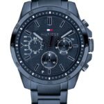 Tommy Hilfiger Quartz Analog Blue Dial Stainless Steel Strap Watch for Men