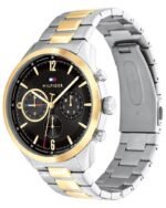 Tommy Hilfiger Black Dial Stainless Steel Strap Watch for Men - Image 2