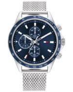 Tommy Hilfiger Quartz Multifunction Blue Dial Stainless Steel Strap Watch for Men