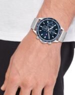 Tommy Hilfiger Quartz Multifunction Blue Dial Stainless Steel Strap Watch for Men - Image 4