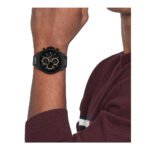 Tommy Hilfiger Multifunction Black Round Dial Black Stainless Steel Strap Watch For Men - Image 4