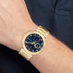 Drop2 44 mm Blue Dial Stainless Steel Analogue Wrist Watch for Men - TH1792118 - Image 4