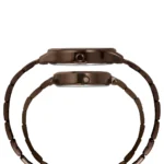 Fashion Couple Quartz Brown Dial Analog Stainless Steel Watch TW00PR295 - Image 4