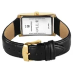 Titan Regalia Allure Analog with Date and Black Dial Black Leather Strap Watch for Men - Image 5