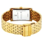 Titan Regalia Allure Analog with Date and Green Dial Yellow Gold Stainless Strap Watch for Men - Image 5