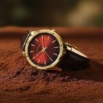 Titan Karishma Festive Analog with Mahogany Brown Dial Brown Leather Strap Watch for Men