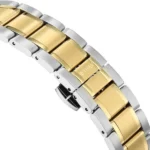 Titan Edge Gleam Quartz Analog Champagne Dial Two Toned Stainless Steel Strap Watch For Men - Image 4