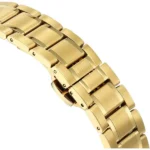 Titan Edge Gleam Quartz Analog Champagne Dial Golden Stainless Steel Strap Watch For Men - Image 4