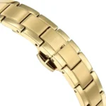 Titan Edge Gleam Quartz Analog Champagne Dial Golden Stainless Steel Strap Watch For Women - Image 4