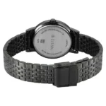 Titan Titan Karishma Quartz Analog Red Dial Grey Stainless Steel Strap Watch For Women - Image 4