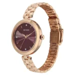 Titan Titan Karishma Quartz Analog Pink Dial Rose Gold Stainless Steel Strap Watch For Women - Image 2