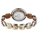 Fastrack Chrome K Quartz Analog Silver Dial K Chrome Metal Strap Watch For Girls - Image 4