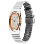 Fastrack UFO Quartz Analog Mother of Pearl Dial Silver Colour Stainless Steel Strap Watch For Girls - Image 2