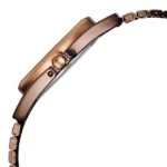 Fastrack UFO Quartz Analog Brown Mother Of Pearl Dial Brown Colour Stainless Steel Strap Watch For Girls - Image 4