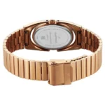 Fastrack UFO Quartz Analog Yellow Mother of Pearl Dial Rose Gold Colour Stainless Steel Strap Watch For Girls - Image 4